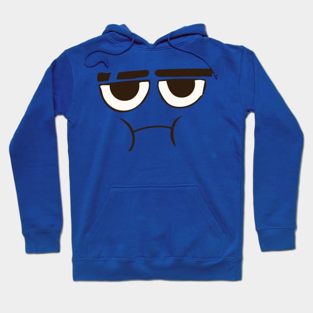 Annoyed Face Hoodie by Avengedqrow